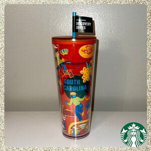 💚⭐️ NWT Starbucks "Discovery Series" South Carolina Venti Cold Cup Tumbler